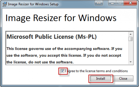 Устанавливаем программу Image Resizer for Windows в Windows 7 - 3