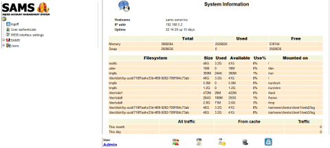 Настраиваем веб интерфейс SAMS для работы Squid используя ISPConfig 3 и Debian Wheezy - 3