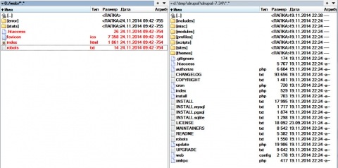 Удаляем файлы заглушки на сайте, которые создала панель ISPConfig 3