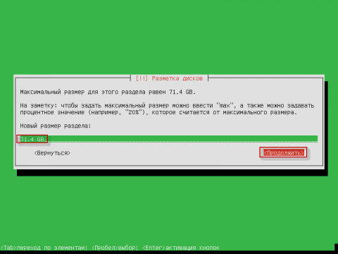 Установка Active Directory на Linux используя Zentual, разбивка винчестера - 52