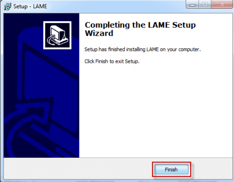 Установка перекодировщика Lame в Windows - 7