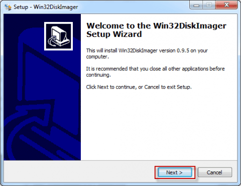 Устанавливаем программу win32diskimager в Windows - 4
