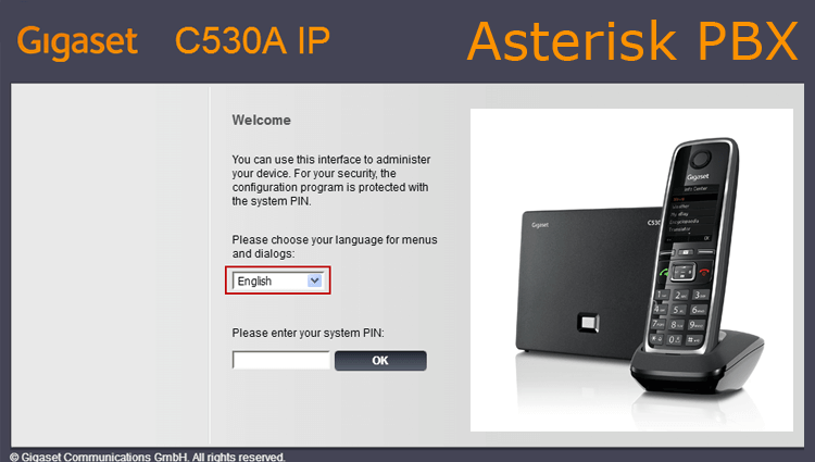 Настройка Gigaset C530A IP
