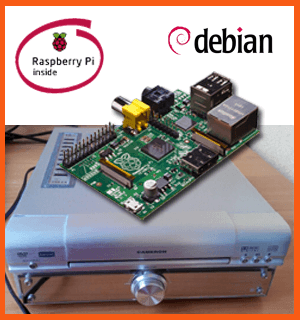 Корпус для Raspberry Pi из старого DVD плеера