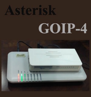 Firmware, Konfiguration und Anbindung von GOIP-4 an Asterisk