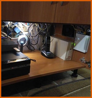 Home Mini-Serverraum im Schrank, Version 2