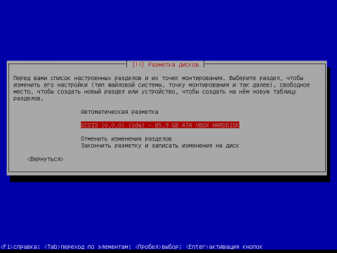 Установка операционной системы Debian Squeeze, скриншот 15