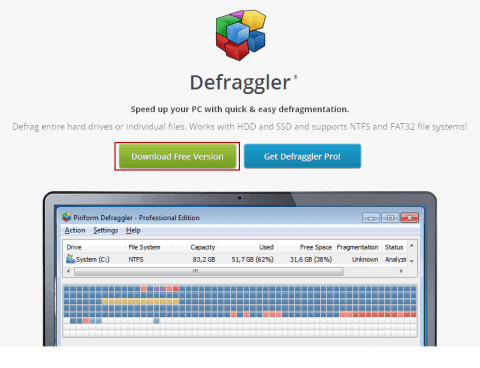 Установка программы Defraggler в Windows 10 - 1